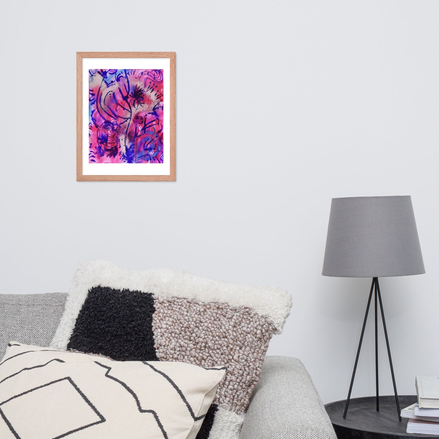 Polyphonic II Framed Matte Print