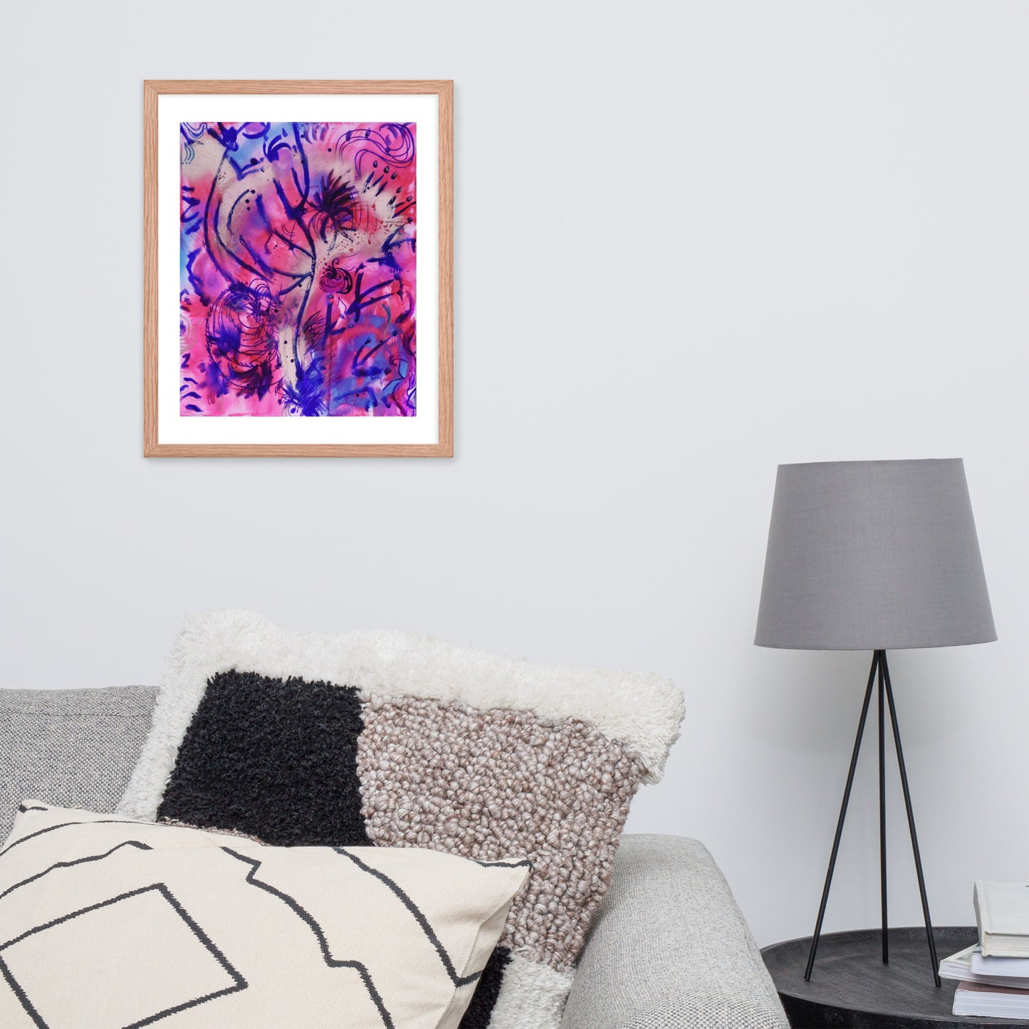 Polyphonic II Framed Matte Print