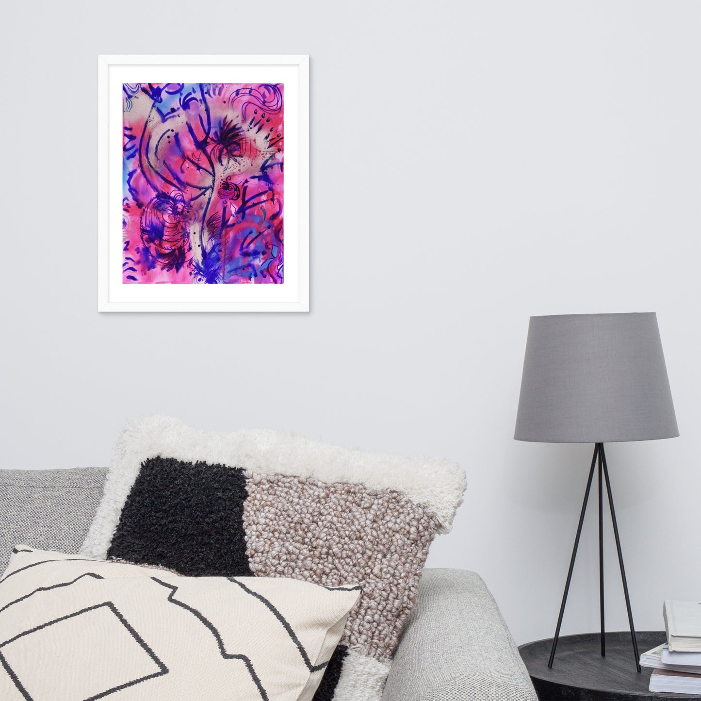 Polyphonic II Framed Matte Print