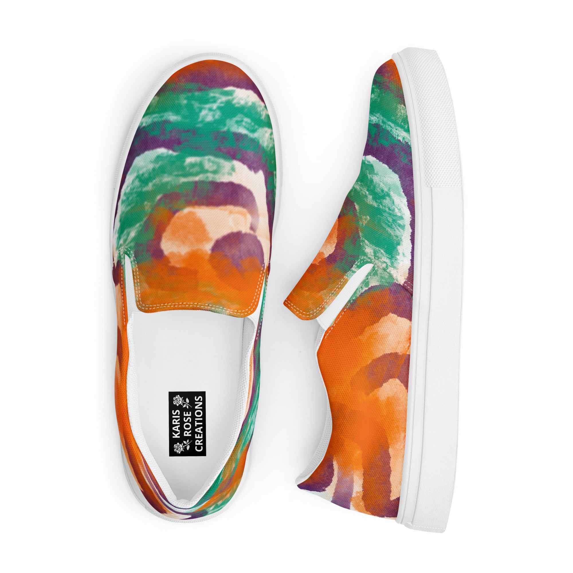 Canvas Shoes Ty Shoes Walmart PepStep Tie-Dye Slip-On Sneakers For
