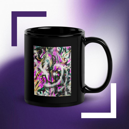 Liminal II Black Glossy Mug