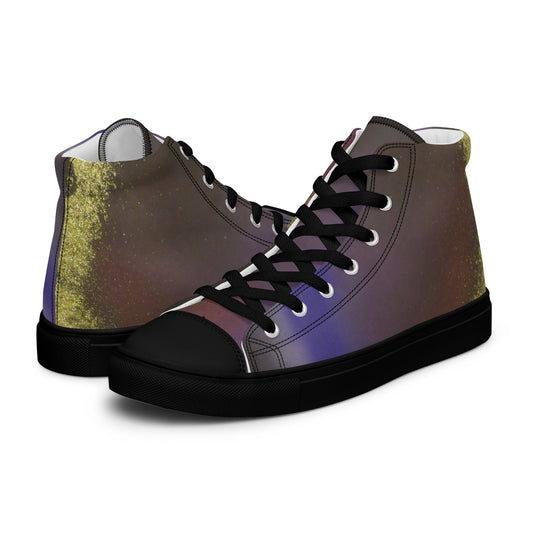 Shared Humanity Men’s High-Top Canvas Shoes