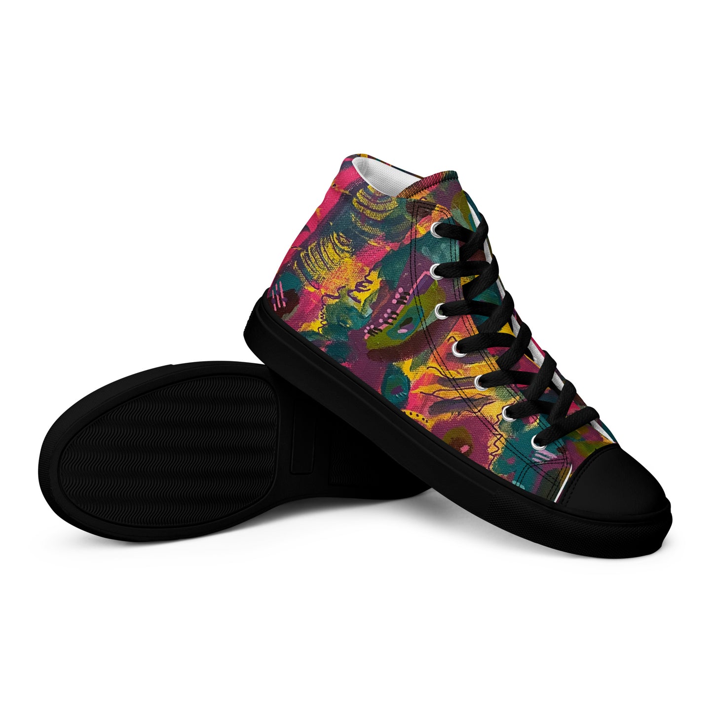 Emergence Men’s High-Top Canvas Shoes