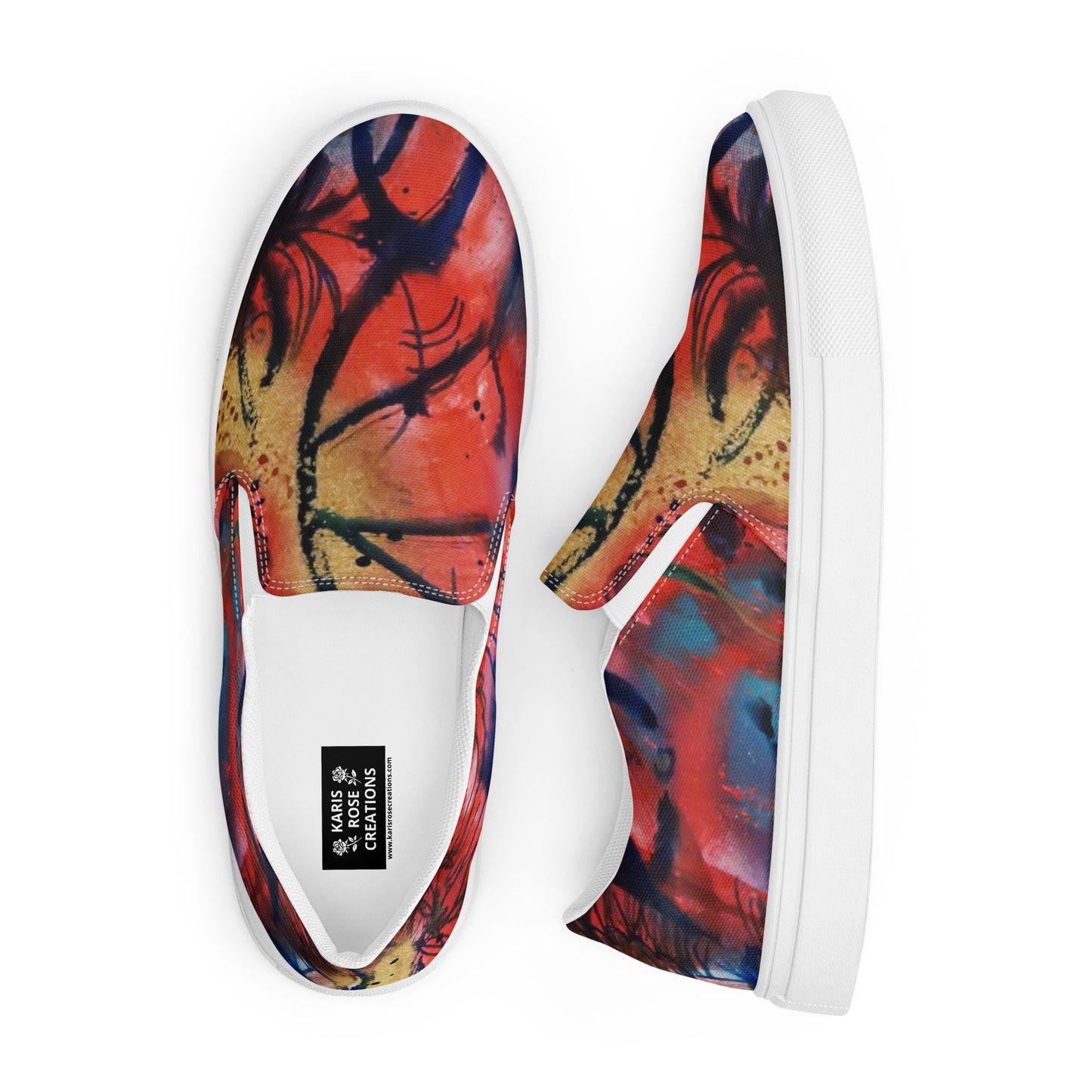 Polyphonic I Men’s Slip-On Canvas Shoes