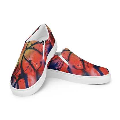 Polyphonic I Men’s Slip-On Canvas Shoes