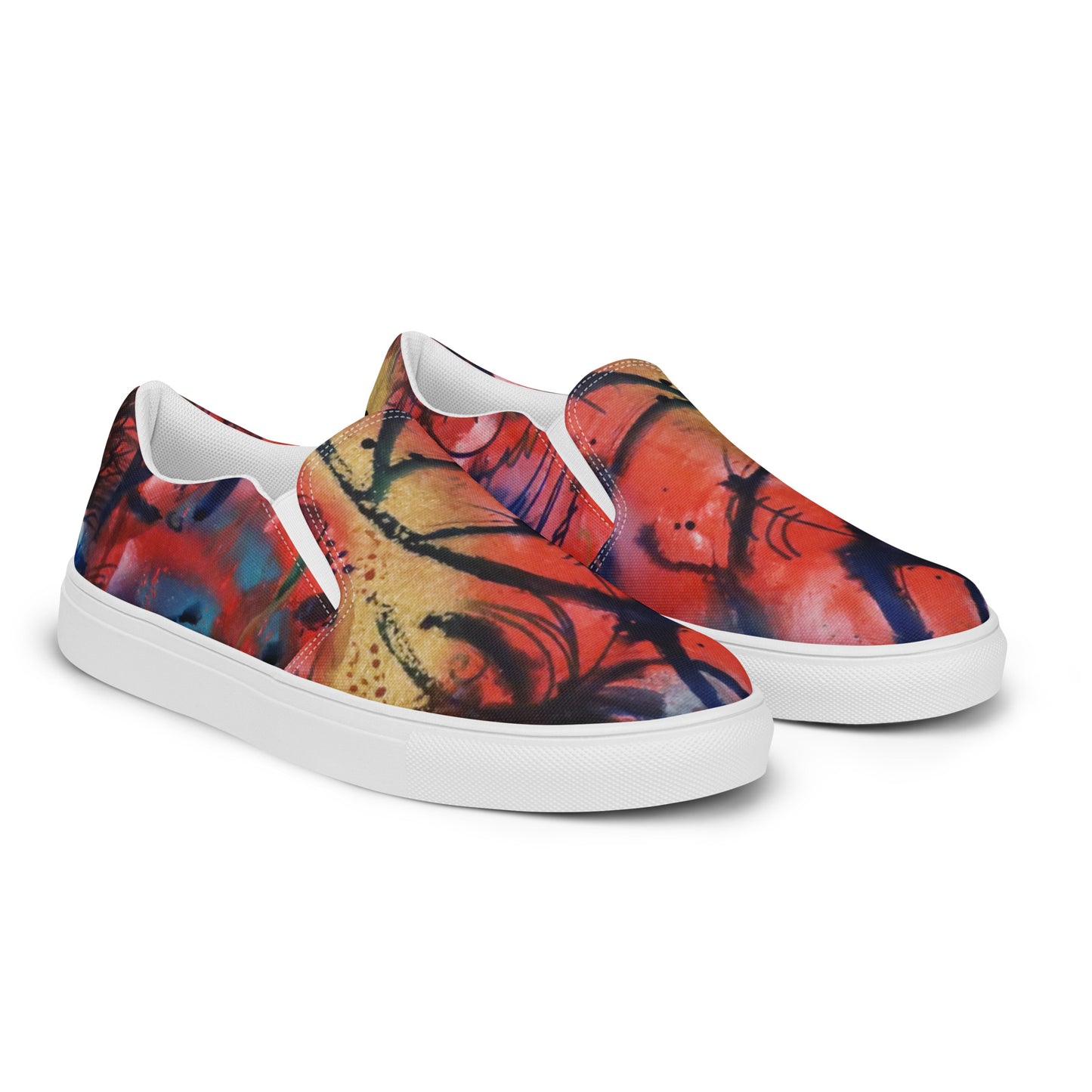 Polyphonic I Men’s Slip-On Canvas Shoes