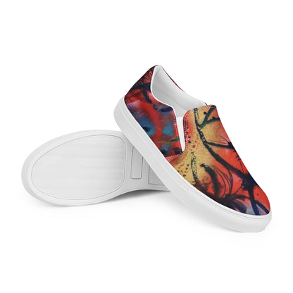 Polyphonic I Men’s Slip-On Canvas Shoes