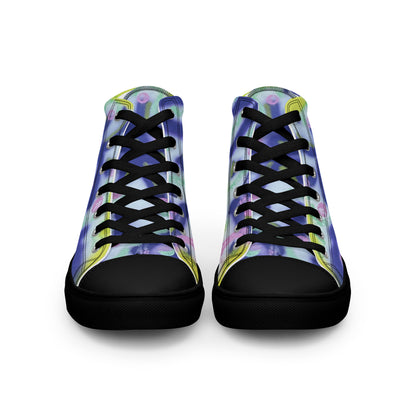 Wide-Eyed Women’s High-Top Canvas Shoes