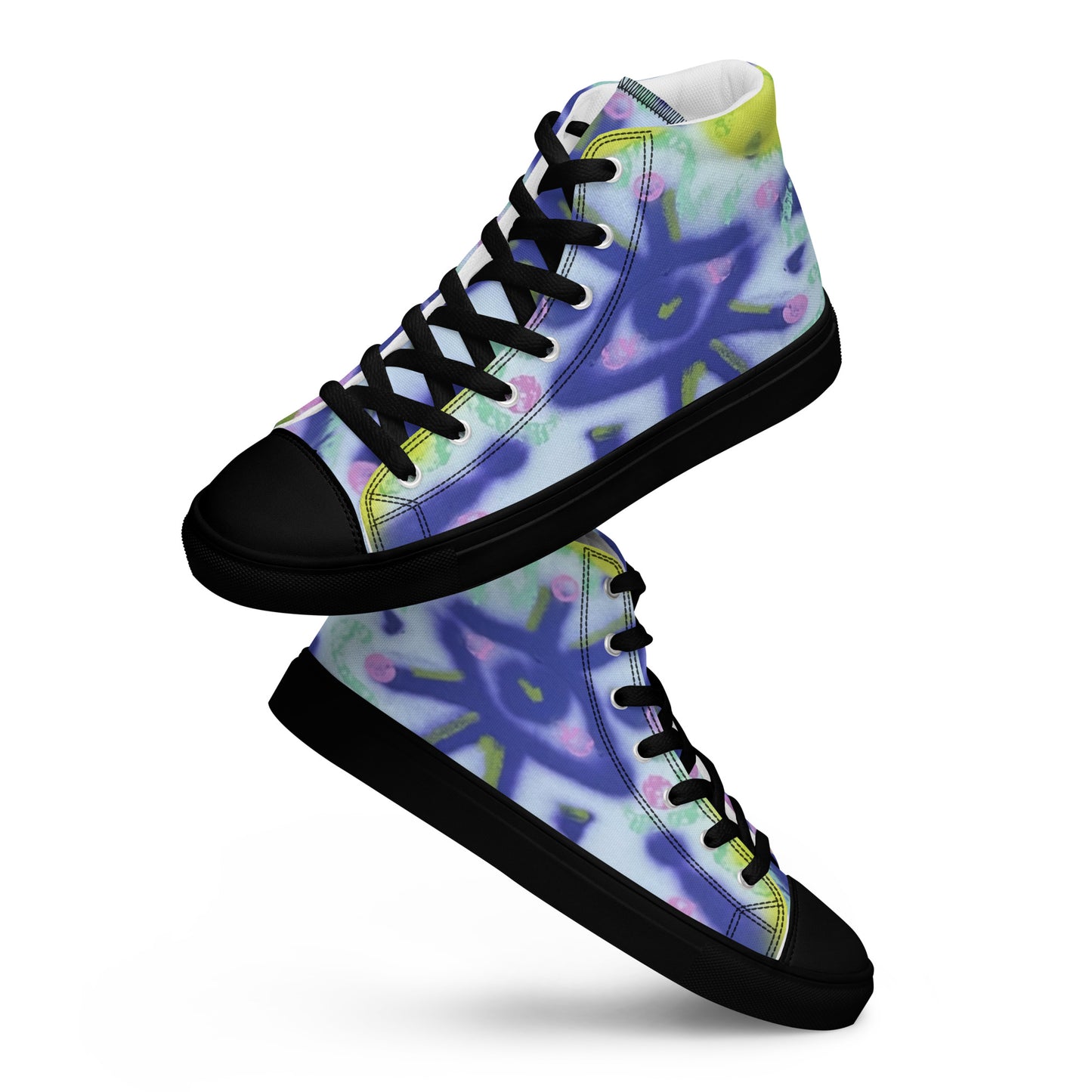 Wide-Eyed Women’s High-Top Canvas Shoes