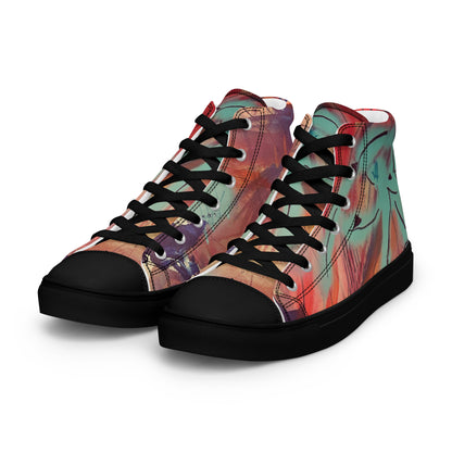 Eye of the Beholder II Women’s High-Top Canvas Shoes