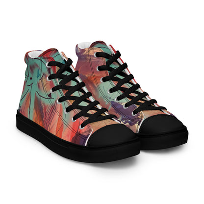 Eye of the Beholder II Women’s High-Top Canvas Shoes