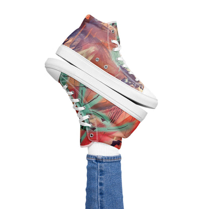 Eye of the Beholder Women’s High-Top Canvas Shoes