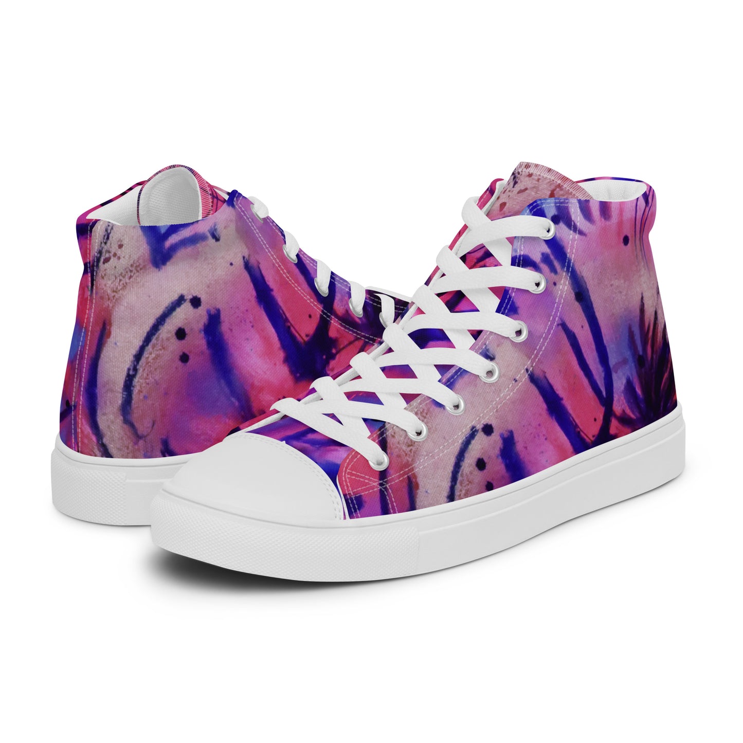 Polyphonic II Women’s High-Top Canvas Shoes