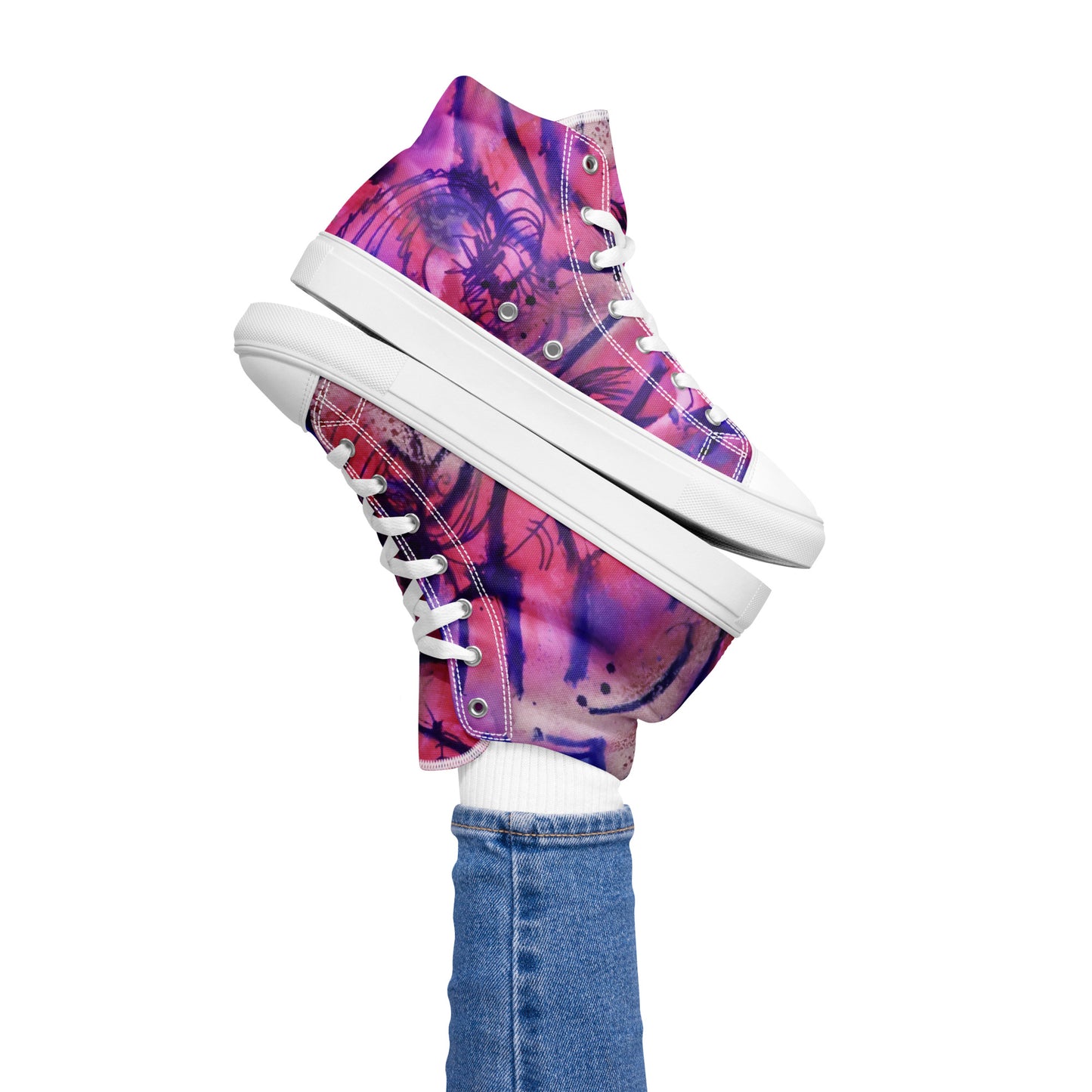 Polyphonic II Women’s High-Top Canvas Shoes