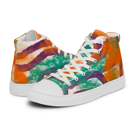 Zen Glow Women’s High Top Canvas Shoes