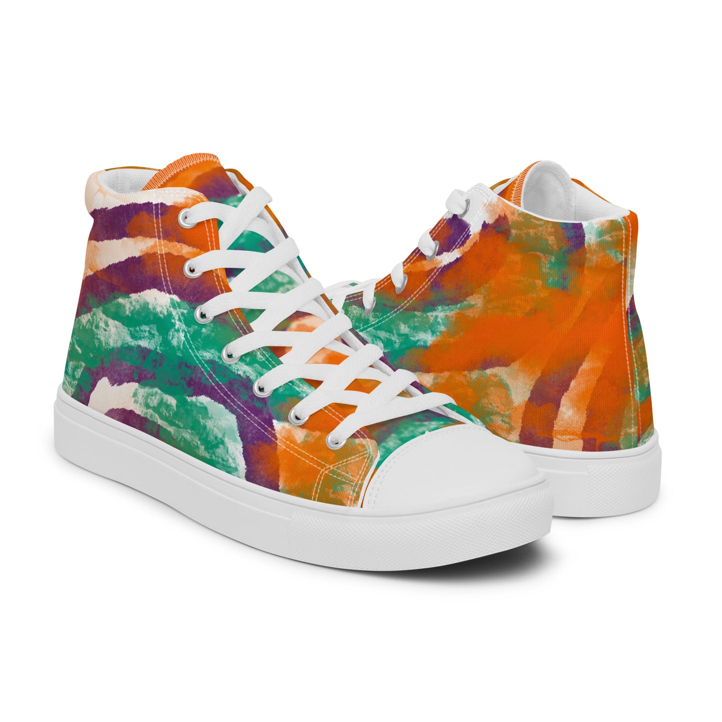 Zen Glow Women’s High Top Canvas Shoes