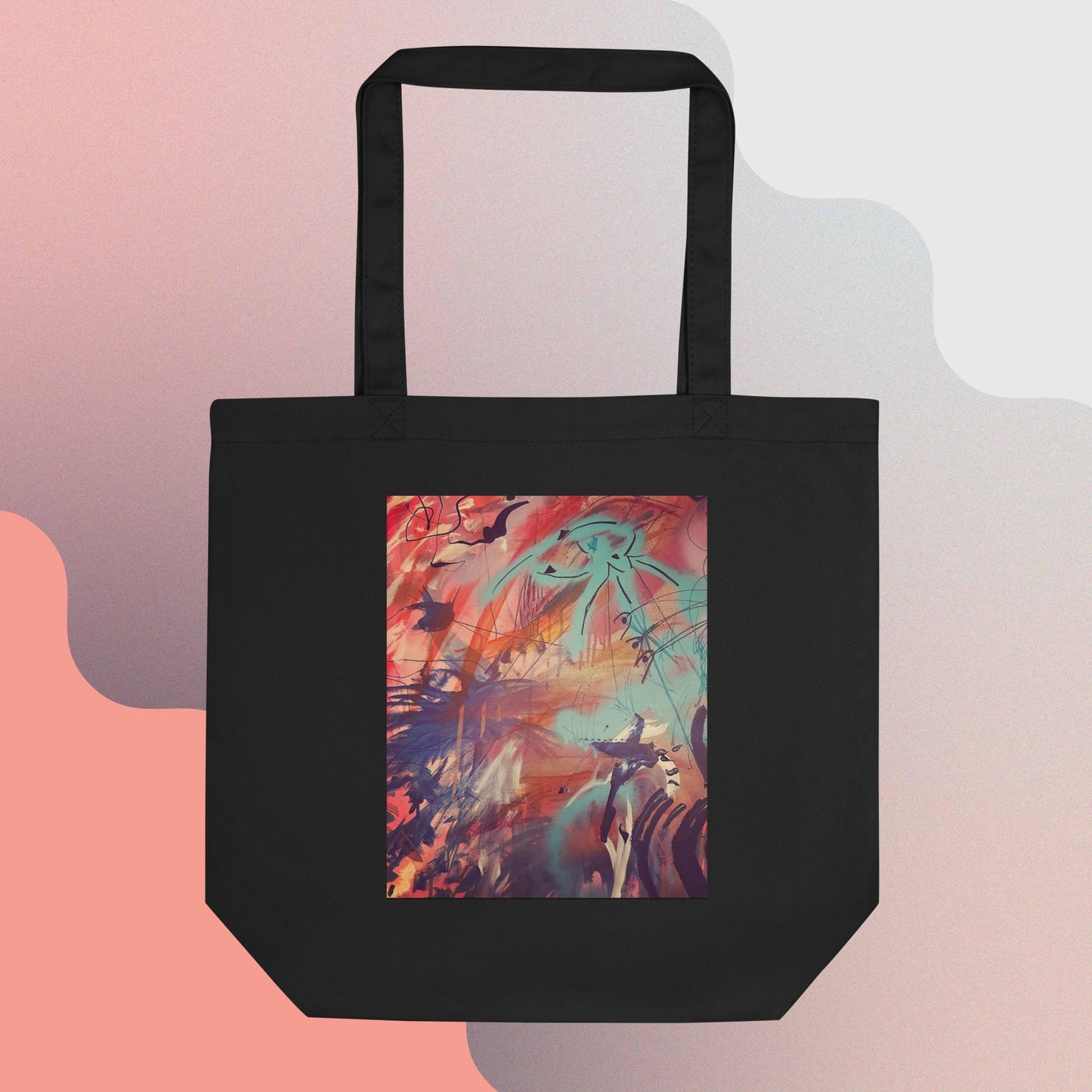 Eye of the Beholder Eco Tote Bag in Black